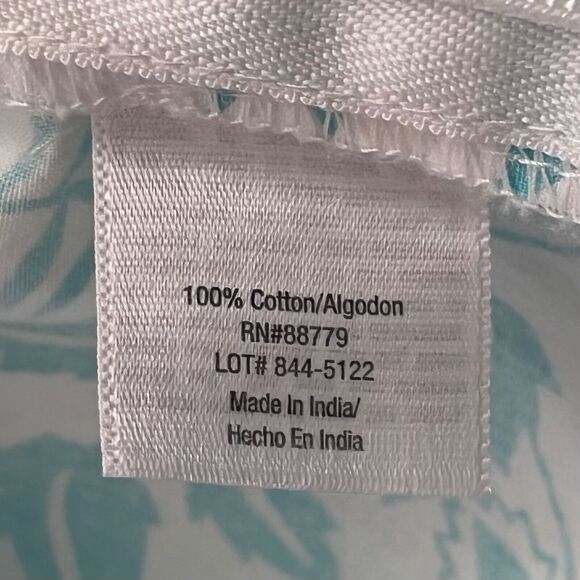 Ana Floral Sequin A Line Swing Lined Skirt Womens 4 Turquoise Boho Hippie Beachy - Picture 5 of 8